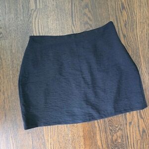 Abercrombie & Fitch Scarlett Premium Crepe Mini Skort, size Medium, color Black
